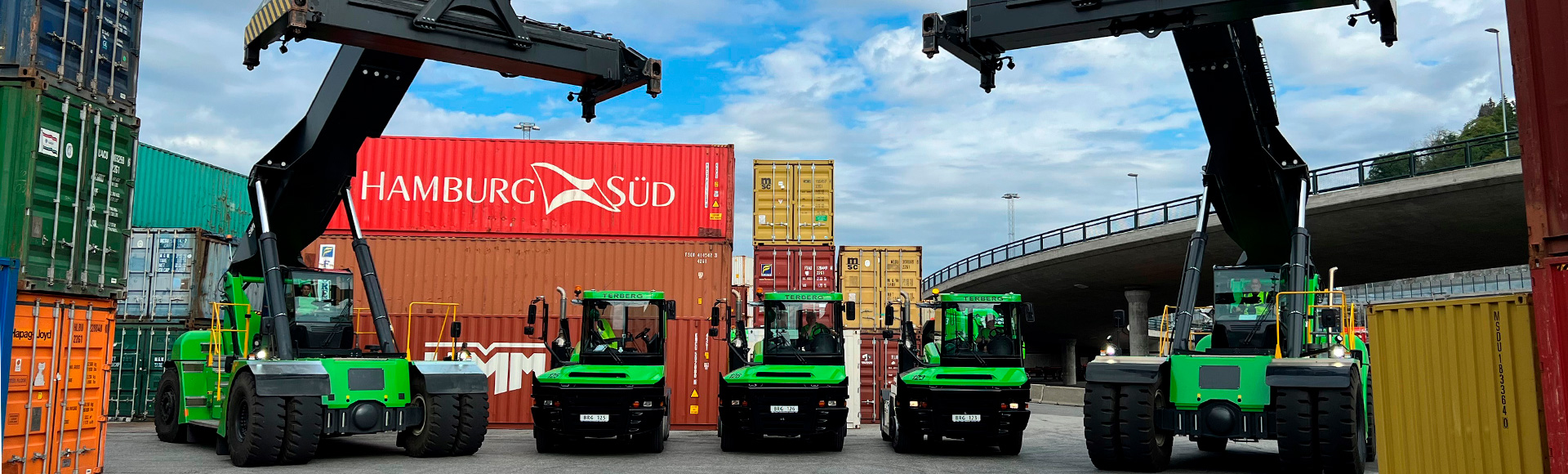 Bring has five new machines at Port of Oslo