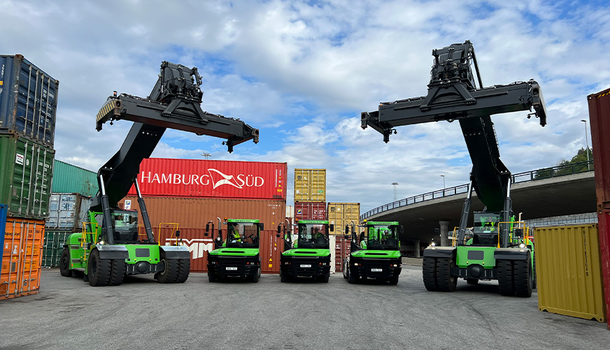 Bring has five new machines at Port of Oslo