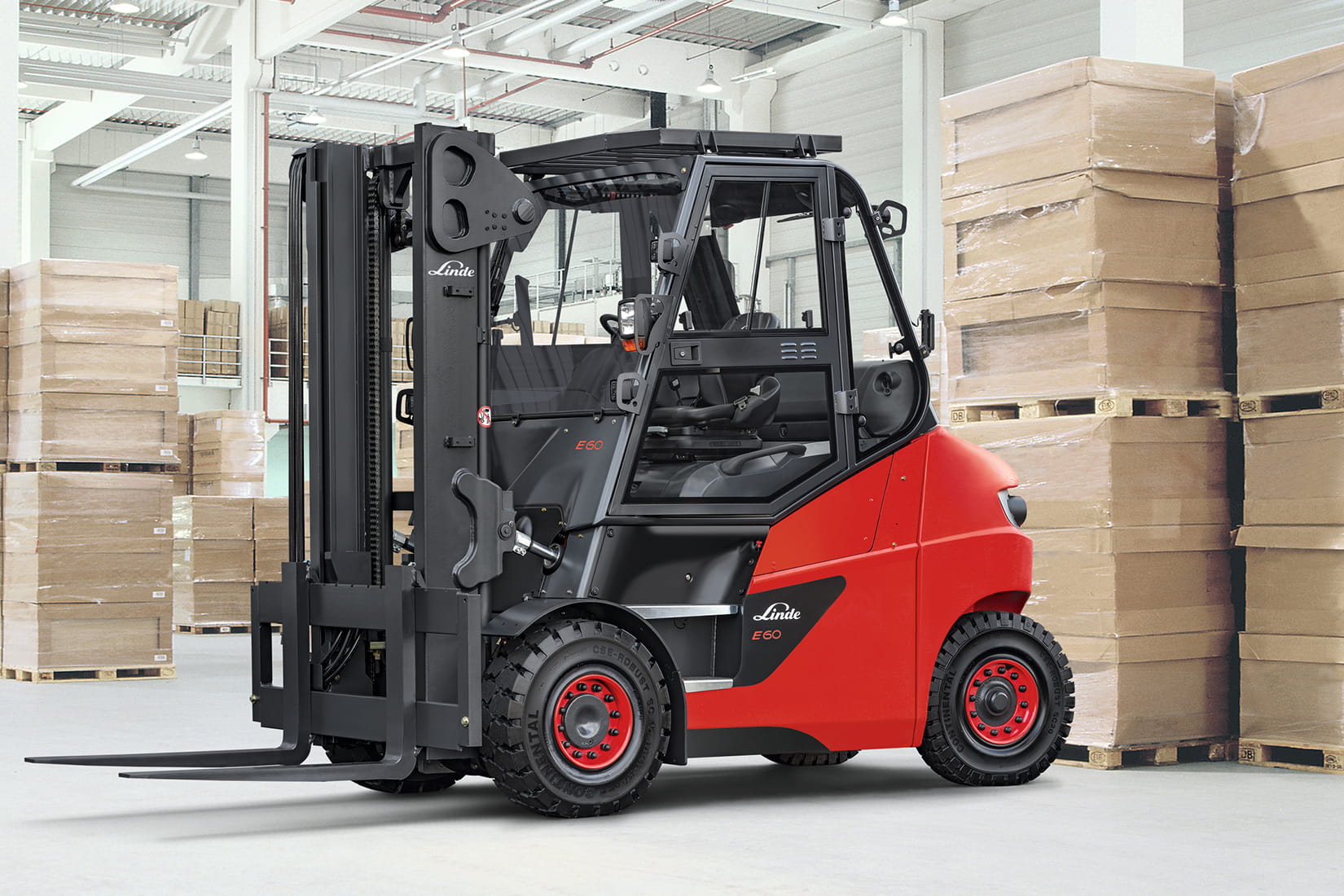 Linde E60-E80 - Electric truck lifting up to 10 tons